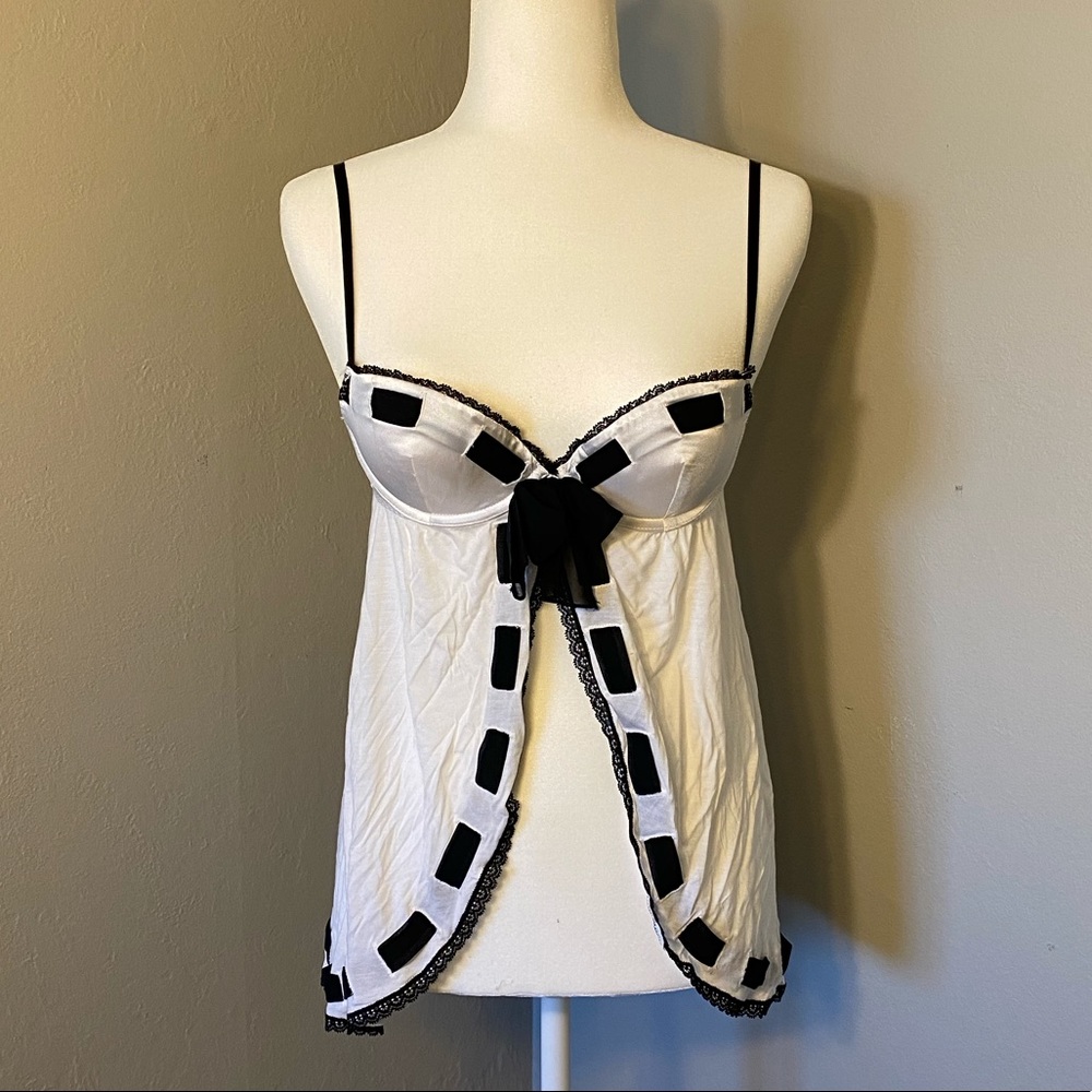 VICTORIAS SECRET | TWO PIECE SET | BLACK & WHITE